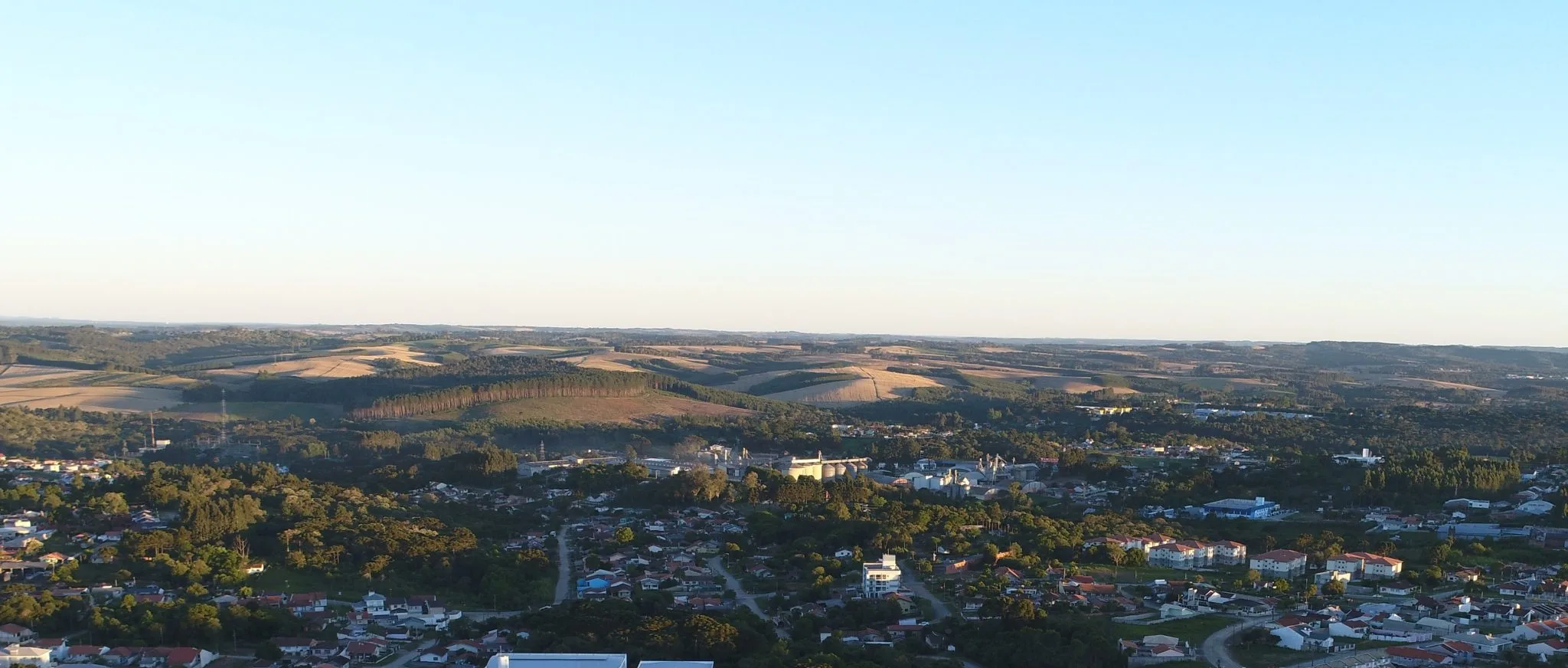 Vista aérea de Mafra e da paisagem ao redor