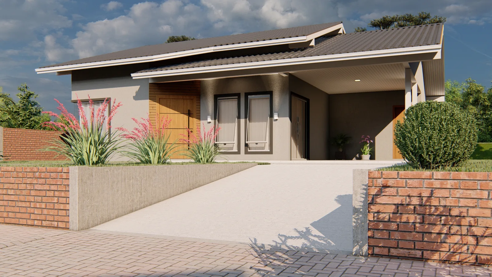 Imagem do projeto Projeto de Casa Moderna 96,45m²